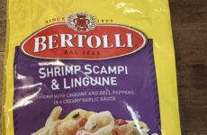 Today’s Product Is Bertollii Shrimp Scampi And Linguine!