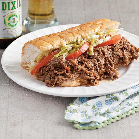 Juicy Roast Beef Po-Boys