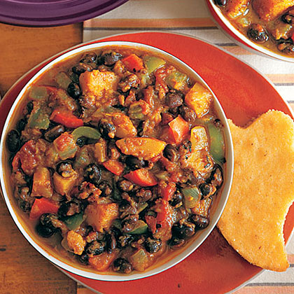 Savory Black Bean and Butternut Squash Chili