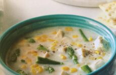 Comforting Chicken, Corn and Asparagus Chowder