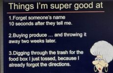 Things I'm super good at...