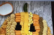 Pumpkin snack tray....