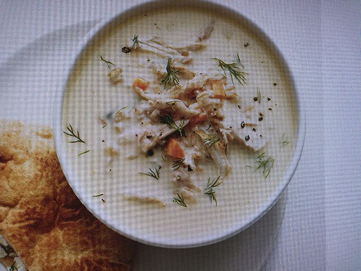 Comfy Greek Lemon Chicken Soup