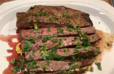 Grilled Lemon-Herb Marinated Flank Steak