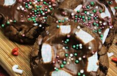 Gooey Hot Chocolate Marshmallow Cookies