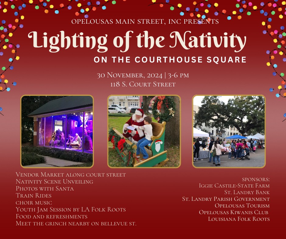 Reminder - Lighting of the Nativity