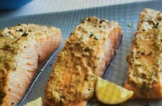 Tangy Honey-Mustard Baked Salmon