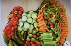 Turkey Veggie Board