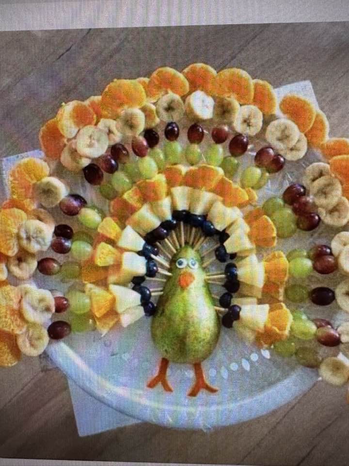 Turkey Fruit Tray