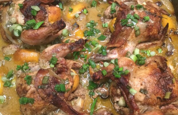 Lip-Smacking Lemony Roasted Cornish Hens