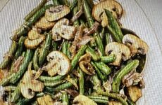 Easy Green Beans with Mushrooms