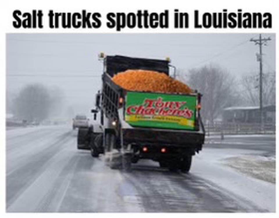 Louisiana preparing for the cold weather.