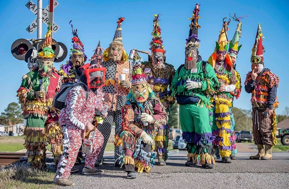 Mardi Gras Revelers