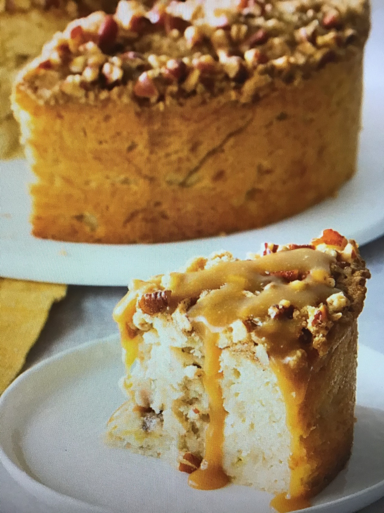 Decadent Banana Foster Crumb Cake