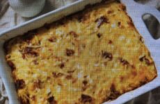 Perfect Everything Bagel Casserole