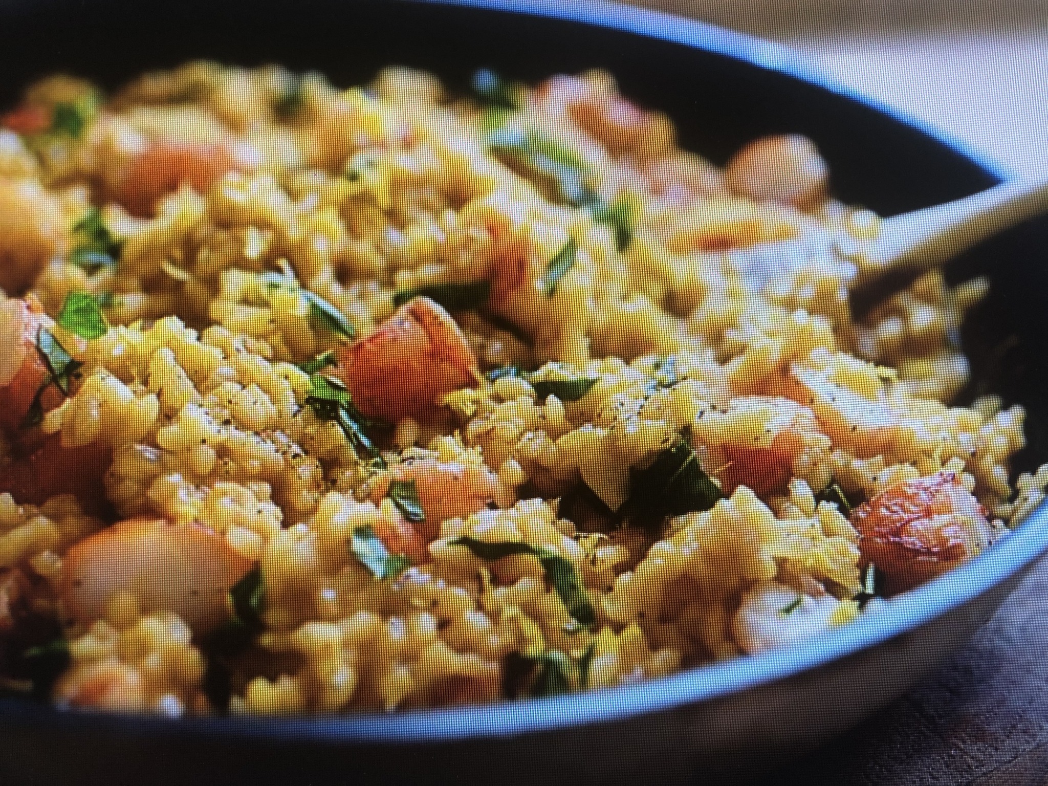 Lemony Basil Shrimp Risotto