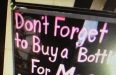 Don't forget to buy a bottle for Mom!