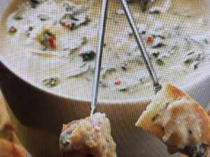 Fancy Spinach-Artichoke Fondue