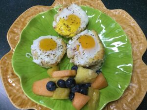 Delightful Egg in a Cauliflower Basket