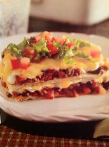 Baked Layered Enchilada Dish