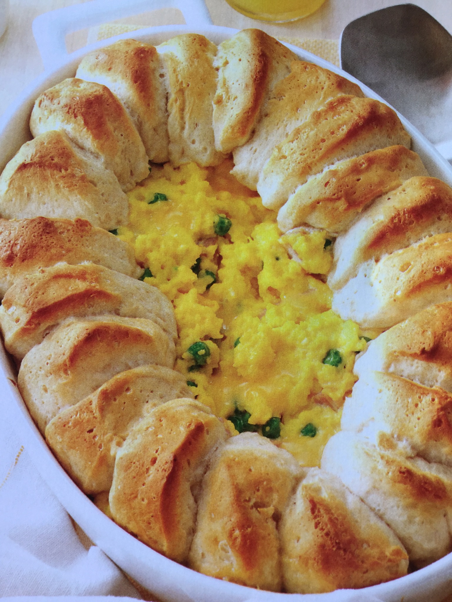 Savory Egg with Biscuit Ring