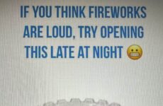 Try opening this late at night!