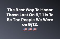 The Best Way to Honor those we lost