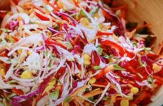 Zesty Smoked Corn Coleslaw with Lime Dressing