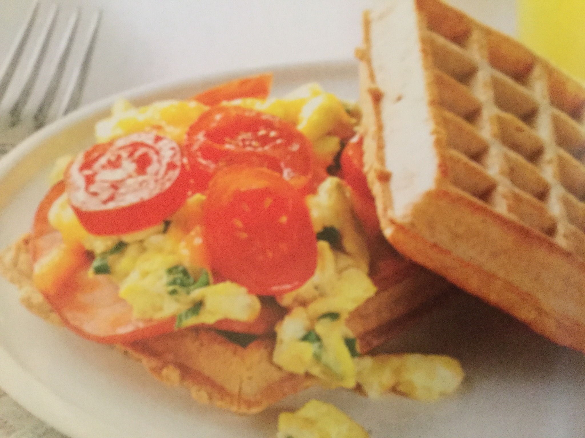 Breakfast or Lunch Waffle Sandwiches