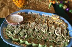 Fresh Spinach, Broccoli Slaw, Hummus Wraps!