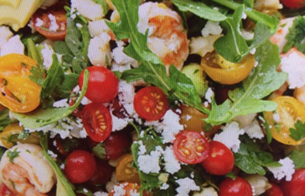 Limey Shrimp and Arugula Salad