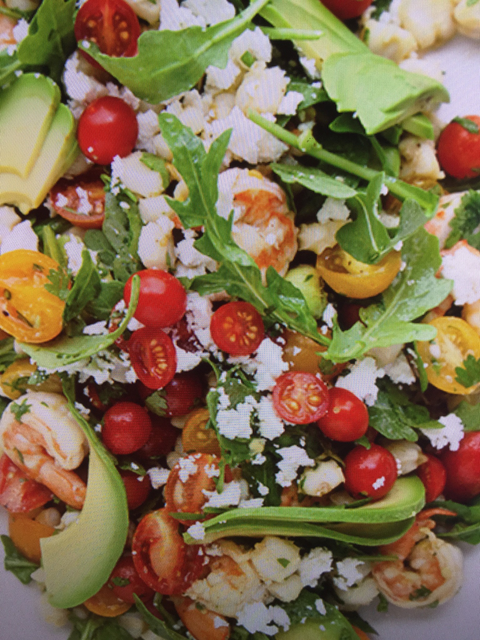 Limey Shrimp and Arugula Salad