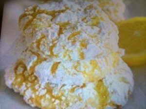 LEMONY CRINKLE COOKIES!