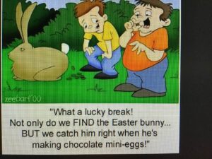 Easter Décor and funny.