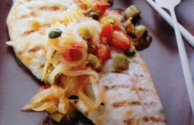 GRILLED SNAPPER VERA CRUZ