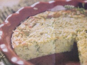 CRUSTLESS ZUCCHINI PIE