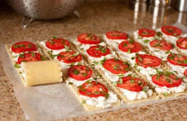 CAPRESE-STYLE LASAGNA ROLL-UPS