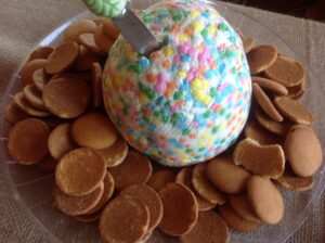 NICOLE'S SWEET EASTER CREAM CHEESE BALL