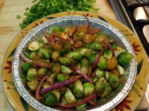 TANGY AND PEPPERY ROASTED BRUSSELS SPROUT