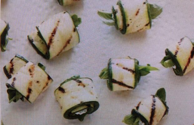 GRILLED STUFFED ZUCCHINI ROLLS