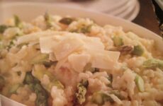 ASPARAGUS-RISOTTO STYLE RICE WITH ASIAGO CHEESE