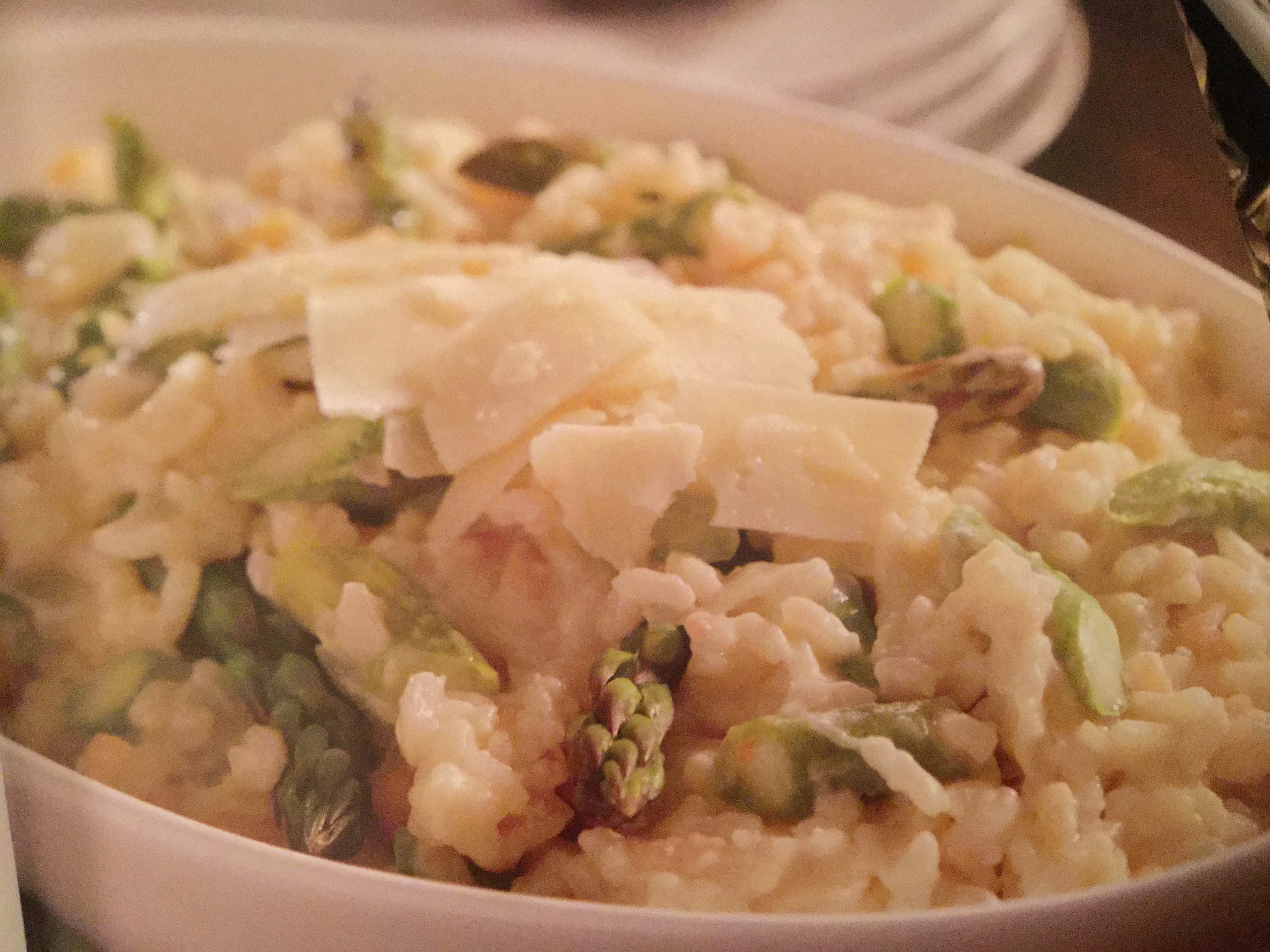 ASPARAGUS-RISOTTO STYLE RICE WITH ASIAGO CHEESE