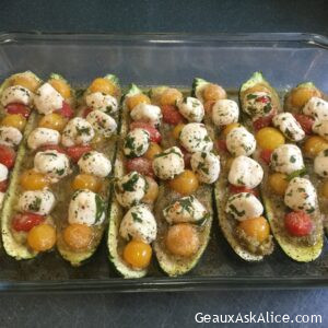 SCRUMPTIOUS ZUCCHINI BOATS