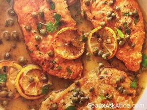 CLASSIC CHICKEN PICCATA IN A SKILLET