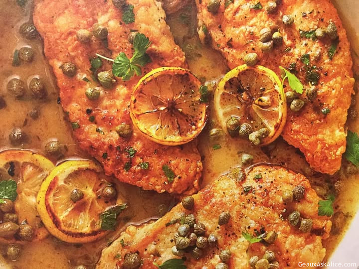 CLASSIC CHICKEN PICCATA IN A SKILLET