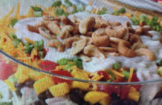 LAYERED CARIBBEAN CHICKEN SALAD
