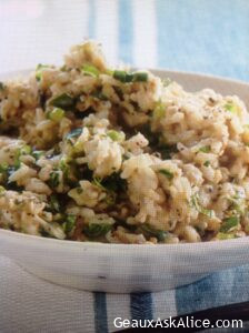 GRILLED EGGPLANT RISOTTO