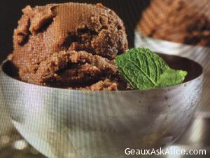 MINTY CHOCOLATE SORBET