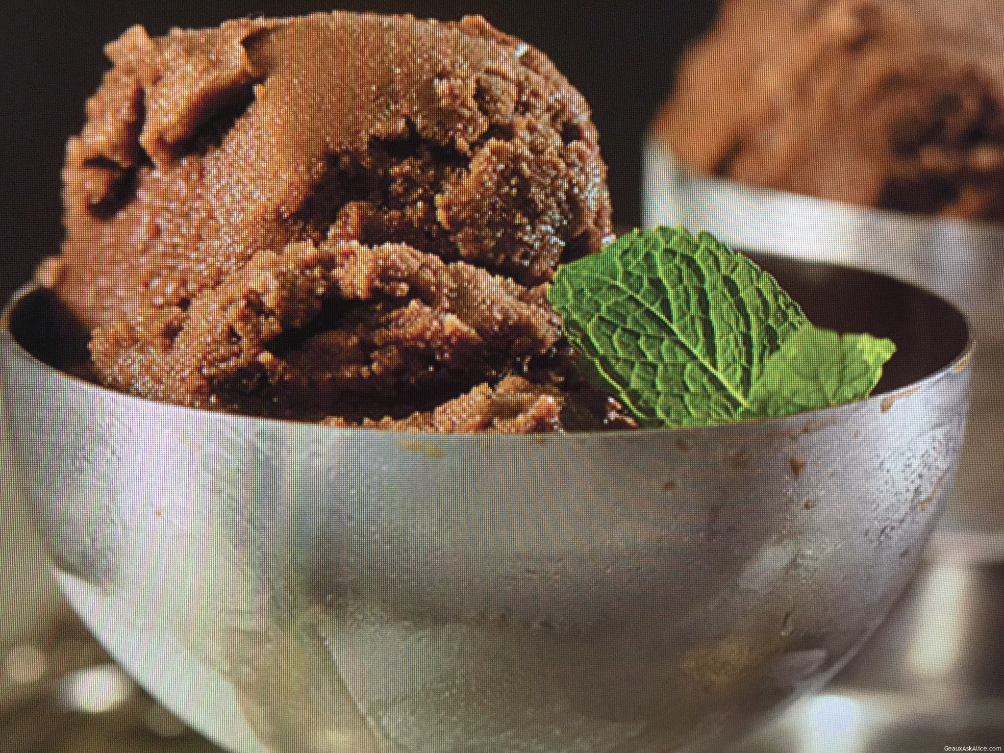 MINTY CHOCOLATE SORBET