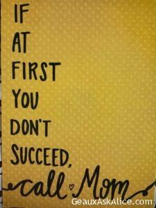 In honor of all the Moms out there. 